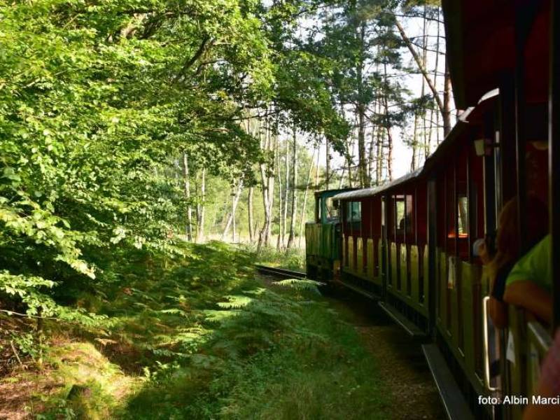 Zabytkowa Stacja Kolei Wąskotorowej w Rudach