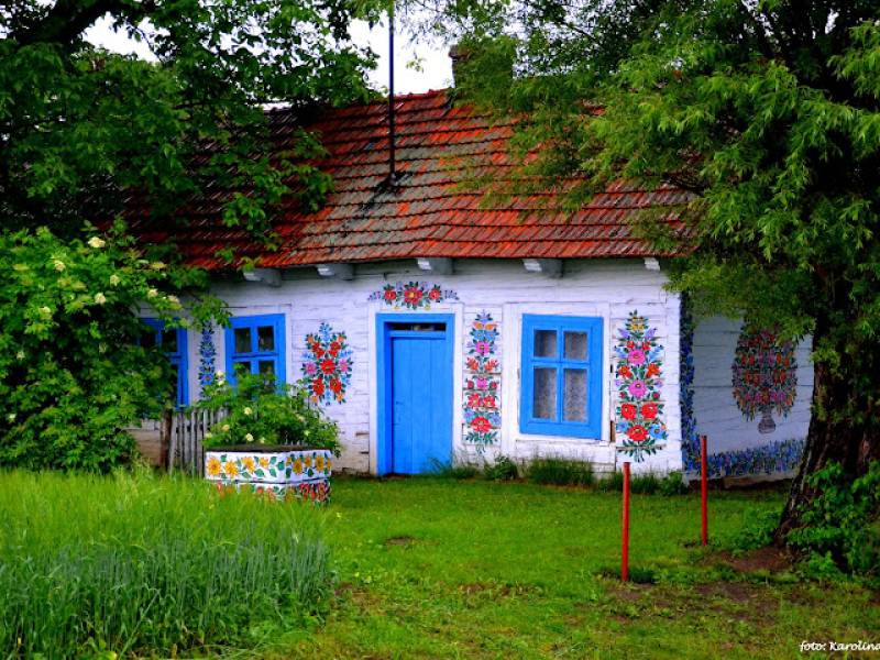 Zalipie - malowana wieś w Małopolsce
