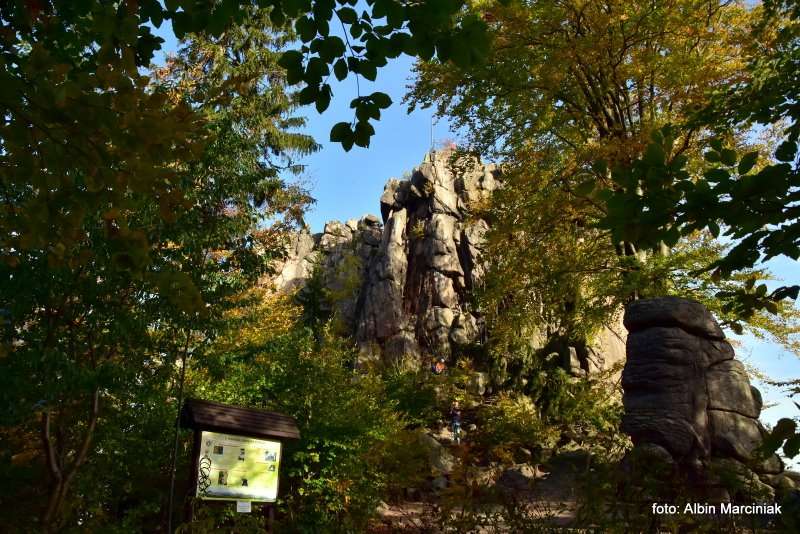 Sokoliki w Rudawach Janowickich na Dolnym Slasku skaly teren wspinaczkowy 7