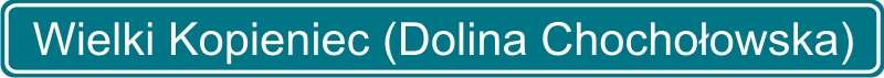 128 Wielki Kopieniec Dolina Chochołowska