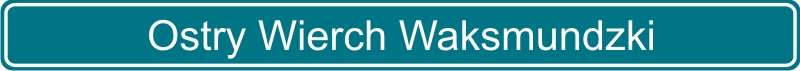 77 Ostry Wierch Waksmundzki