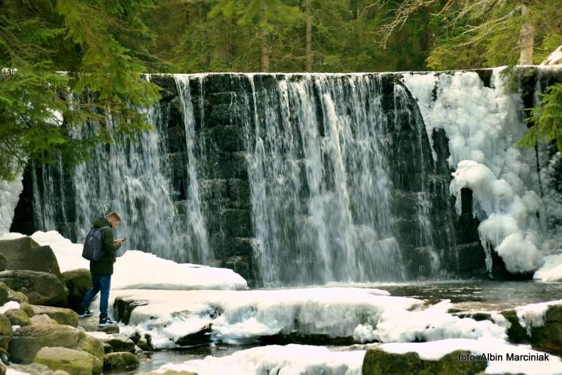 Dziki wodospad na Łomnicy w KARPACZU 4