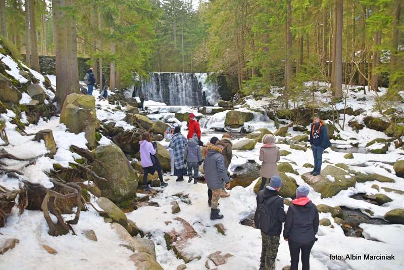 Dziki wodospad na Łomnicy w KARPACZU 5