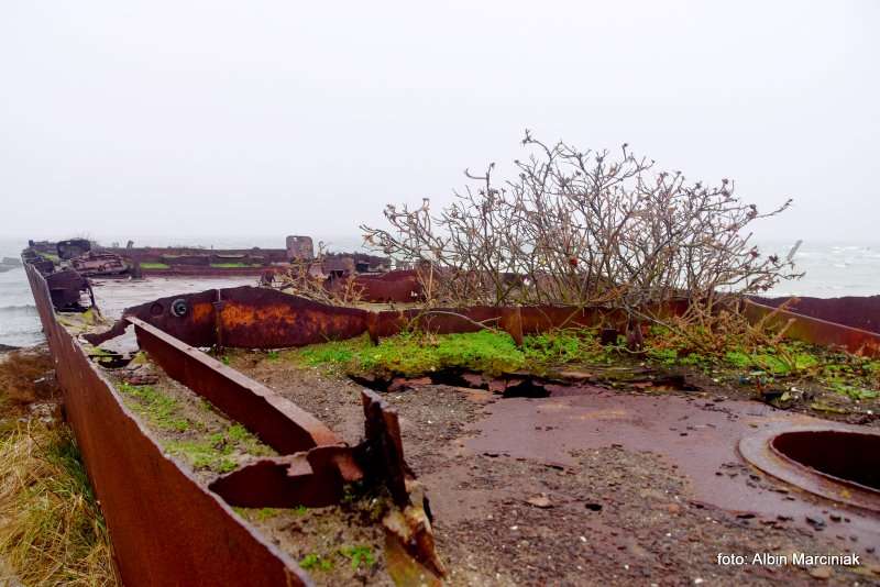 Wrak statku ORP Wicher II oraz ORP Grom II na Helu 22