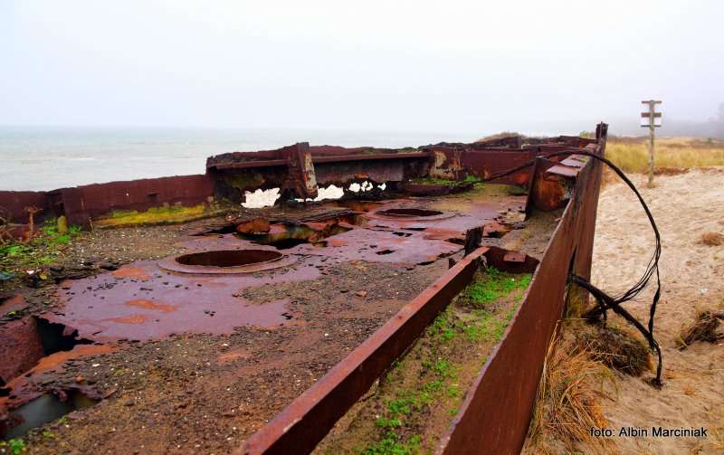 Wrak statku ORP Wicher II oraz ORP Grom II na Helu 29